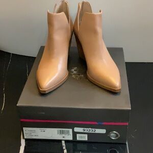 Vince Camuto Tan Chelsea Ankle Booties